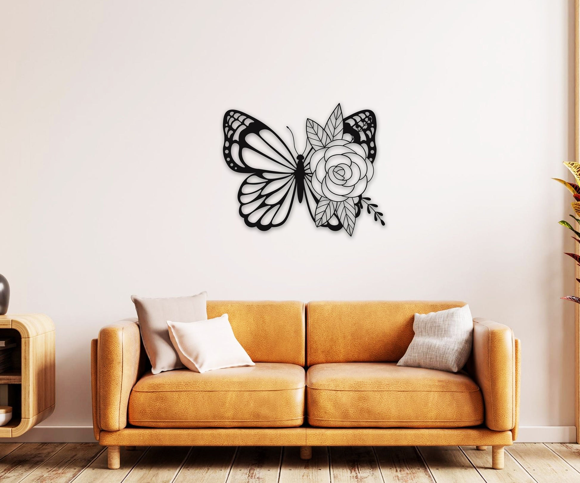 butterfly name personalized wall art – 16 gauge steel