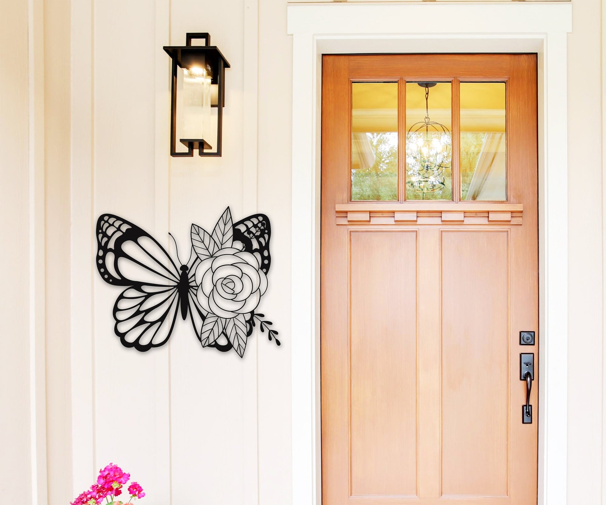butterfly name personalized wall art – 16 gauge steel