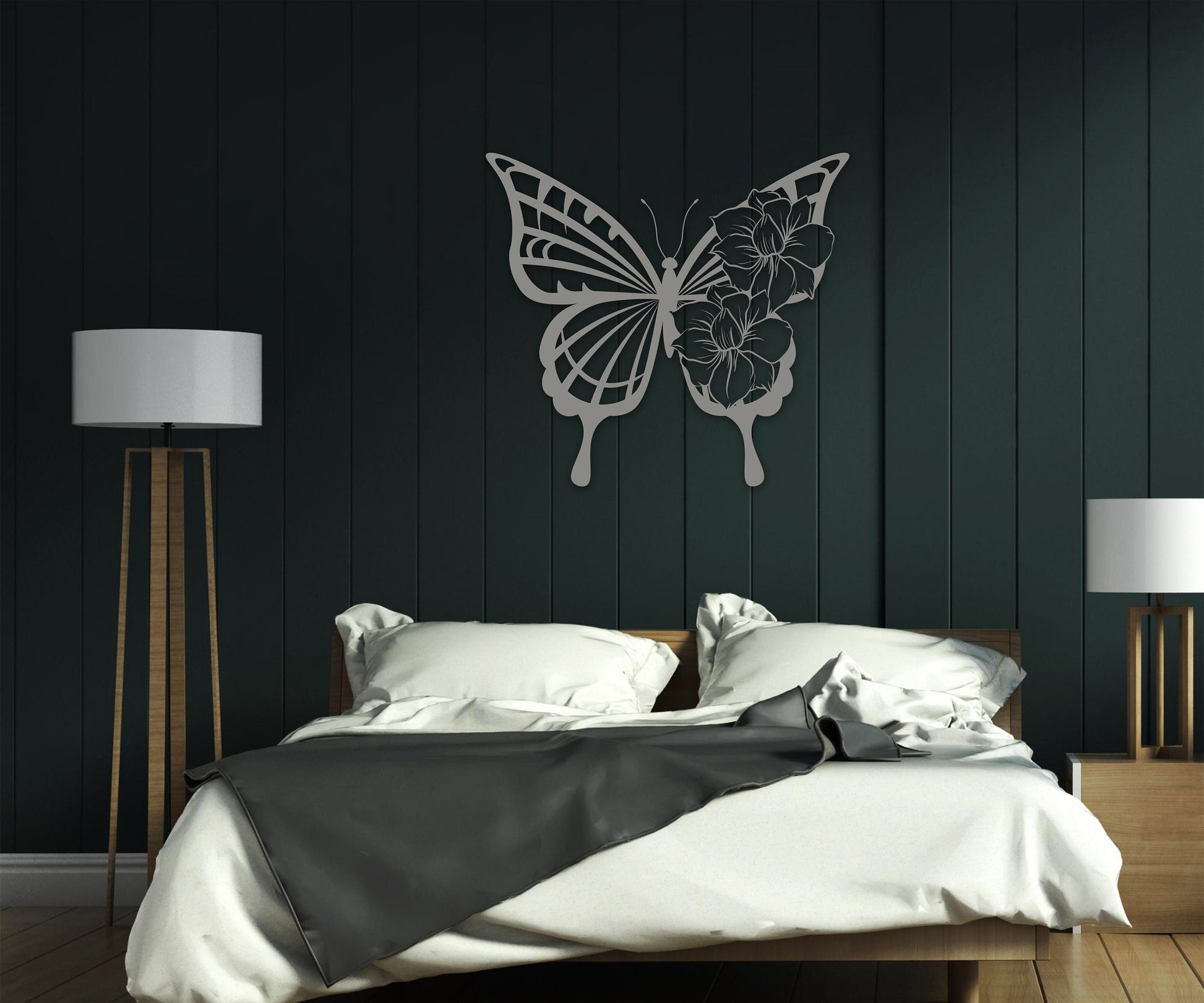butterfly name personalized wall art – 16 gauge steel