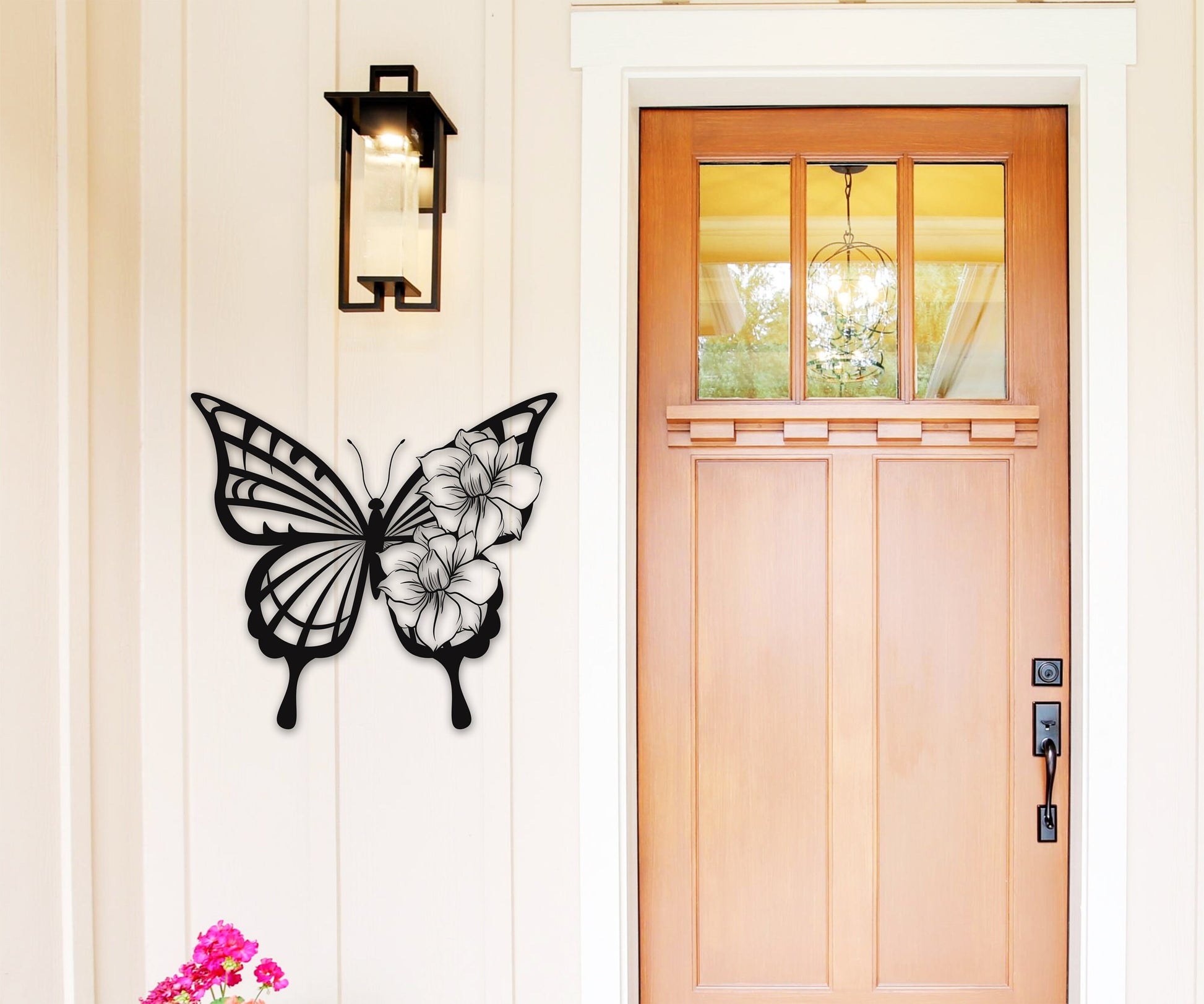 butterfly name personalized wall art – 16 gauge steel