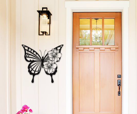 butterfly name personalized wall art – 16 gauge steel