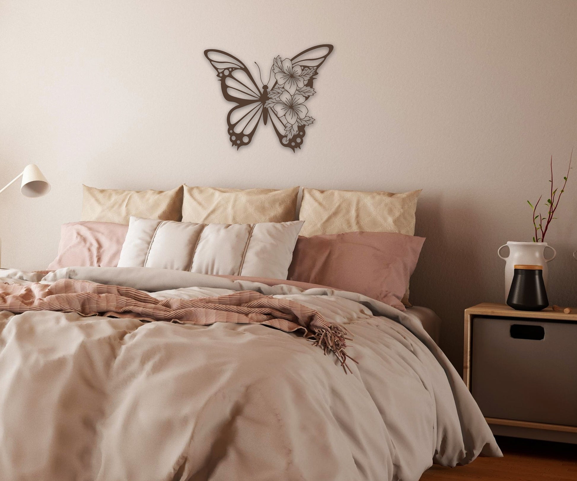 butterfly name personalized wall art – 16 gauge steel