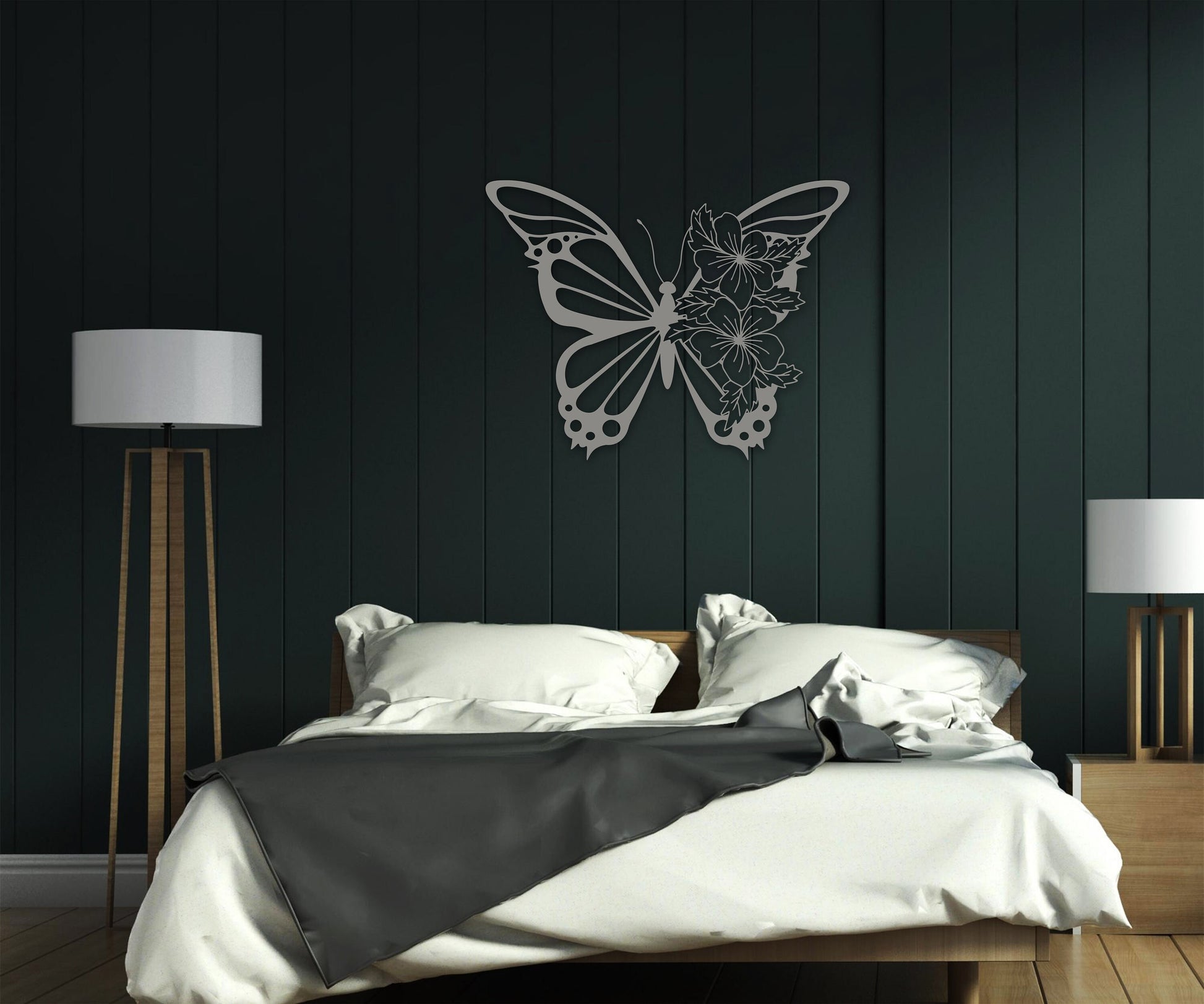 butterfly name personalized wall art – 16 gauge steel