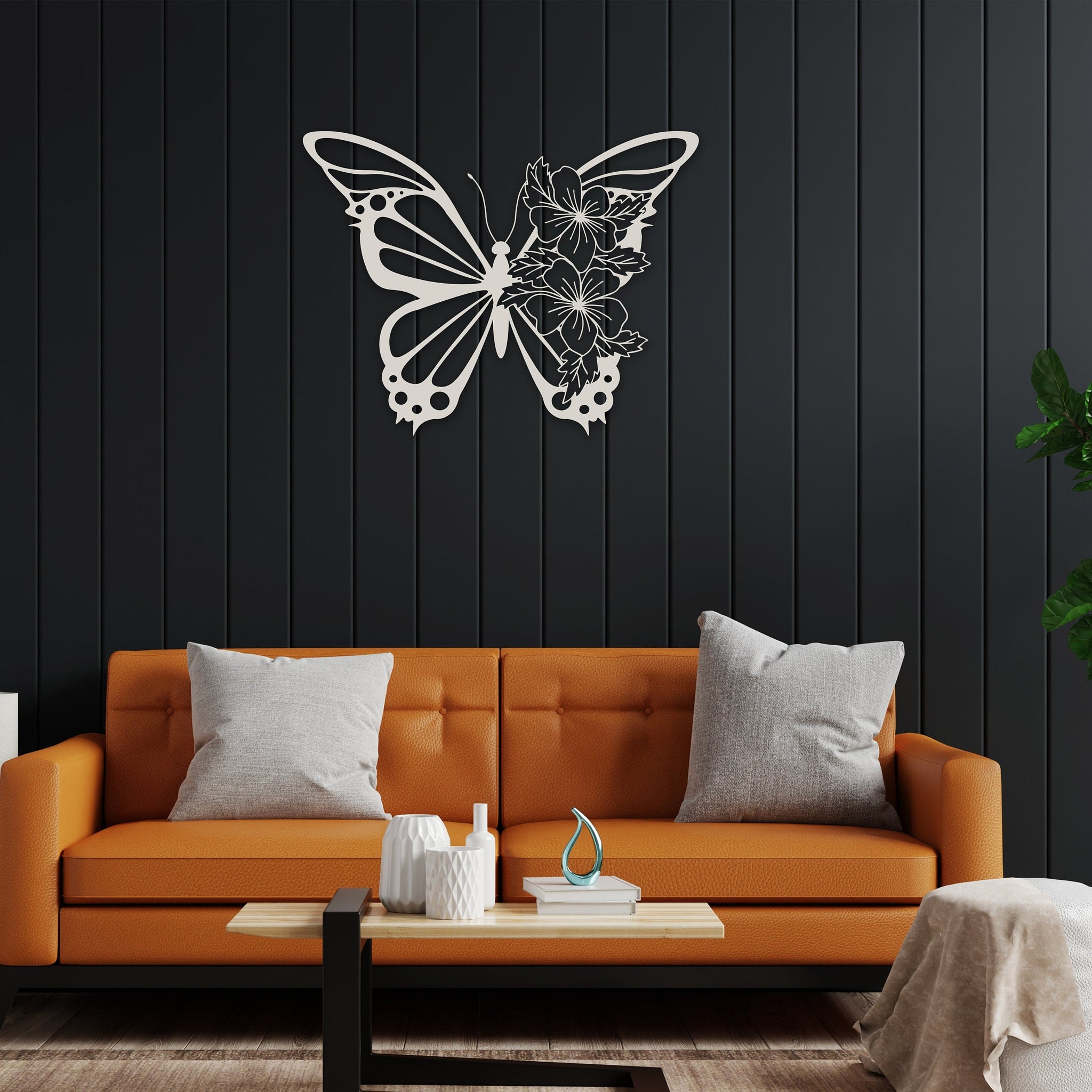 butterfly name personalized wall art – 16 gauge steel