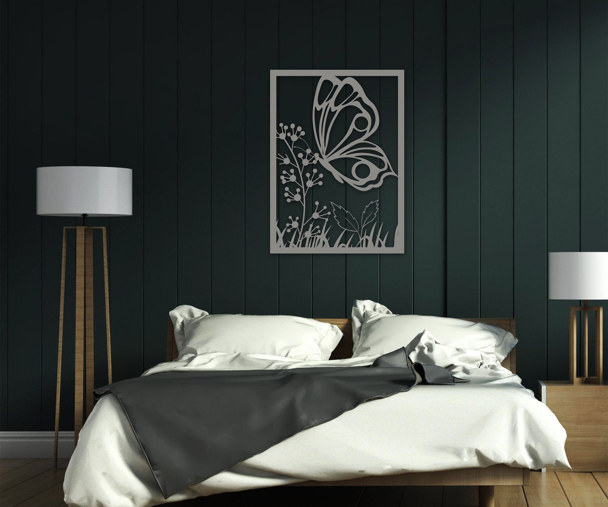 butterfly name personalized wall art – 16 gauge steel