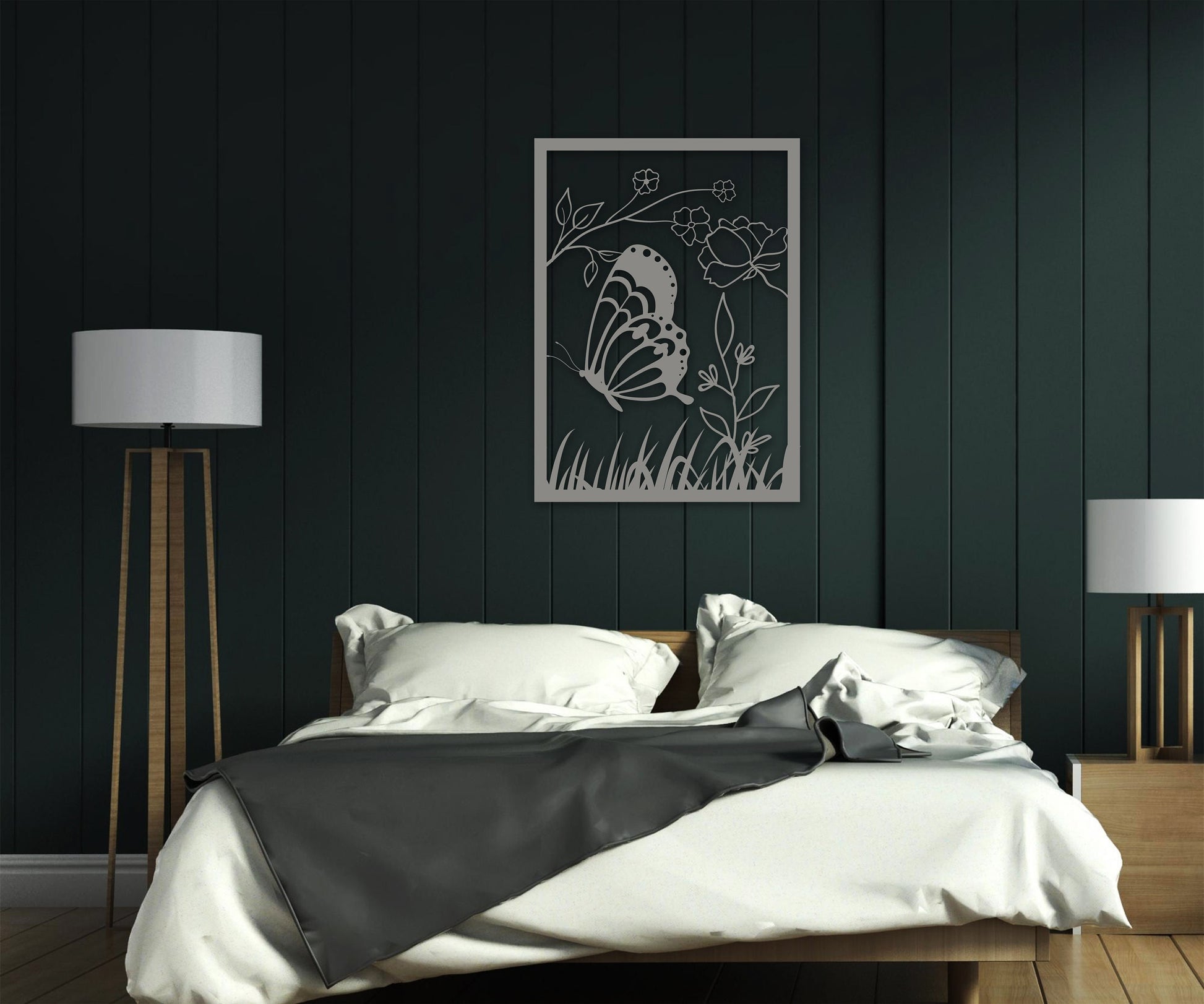 butterfly name personalized wall art – 16 gauge steel