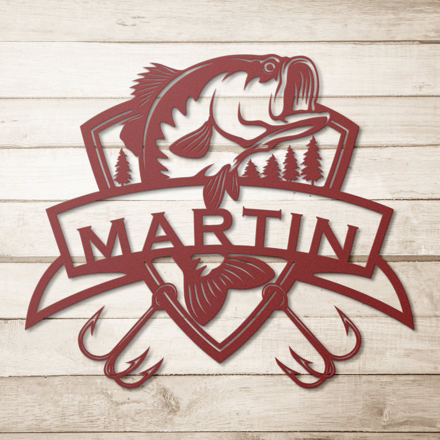 lake house cabin personalized metal sign – 16 gauge steel
