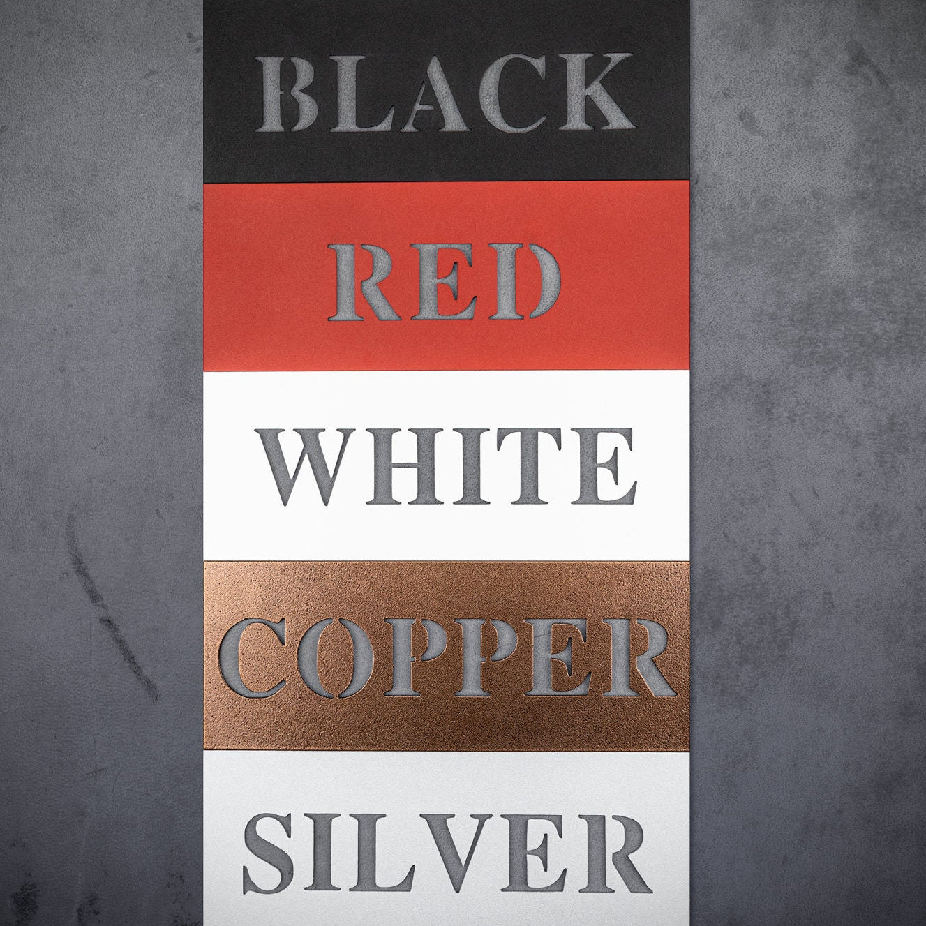50th anniversary personalized metal sign – 16 gauge steel