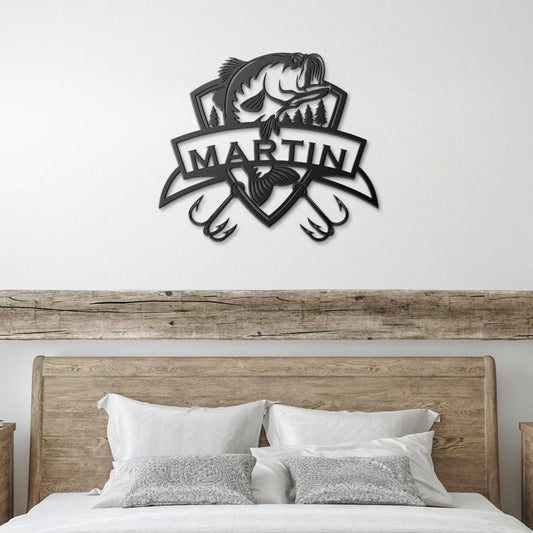 lake house cabin personalized metal sign – 16 gauge steel