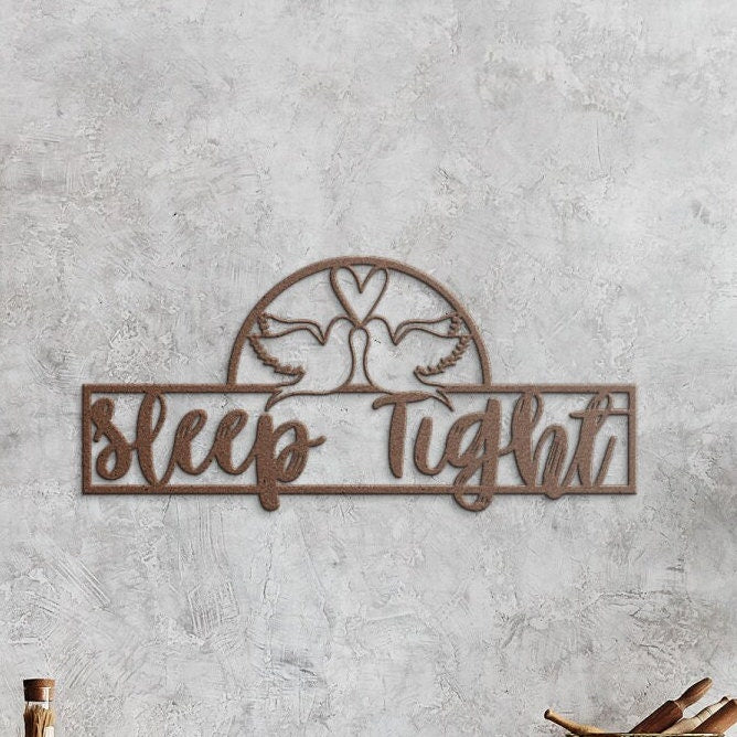 bedroom couples personalized wall sign – 16 gauge steel