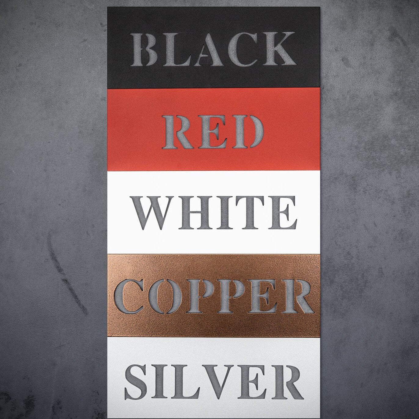 25th anniversary personalized metal sign – 16 gauge steel