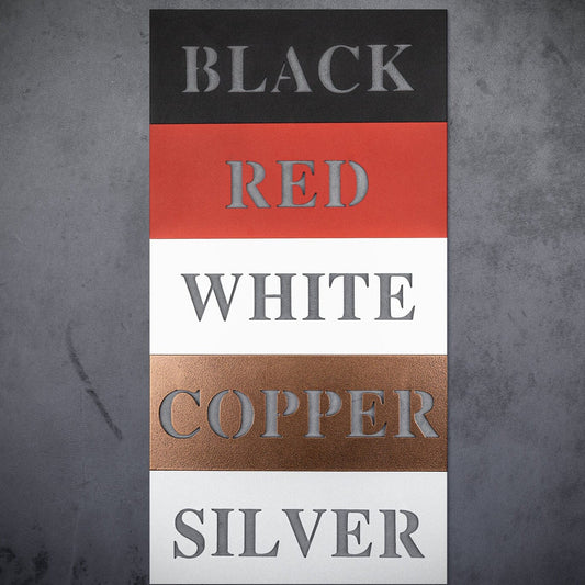 25th anniversary personalized metal sign – 16 gauge steel