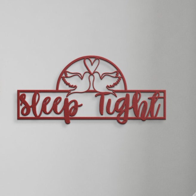 bedroom couples personalized wall sign – 16 gauge steel
