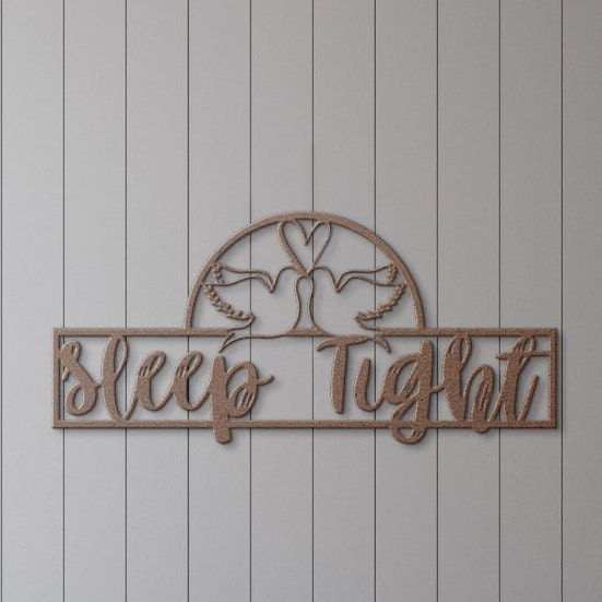 bedroom couples personalized wall sign – 16 gauge steel