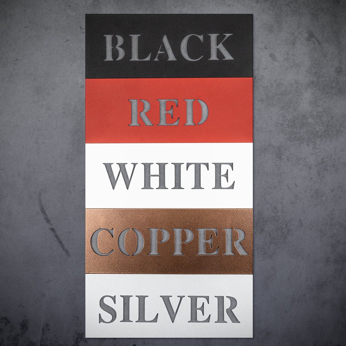 8th anniversary personalized metal sign – 16 gauge steel