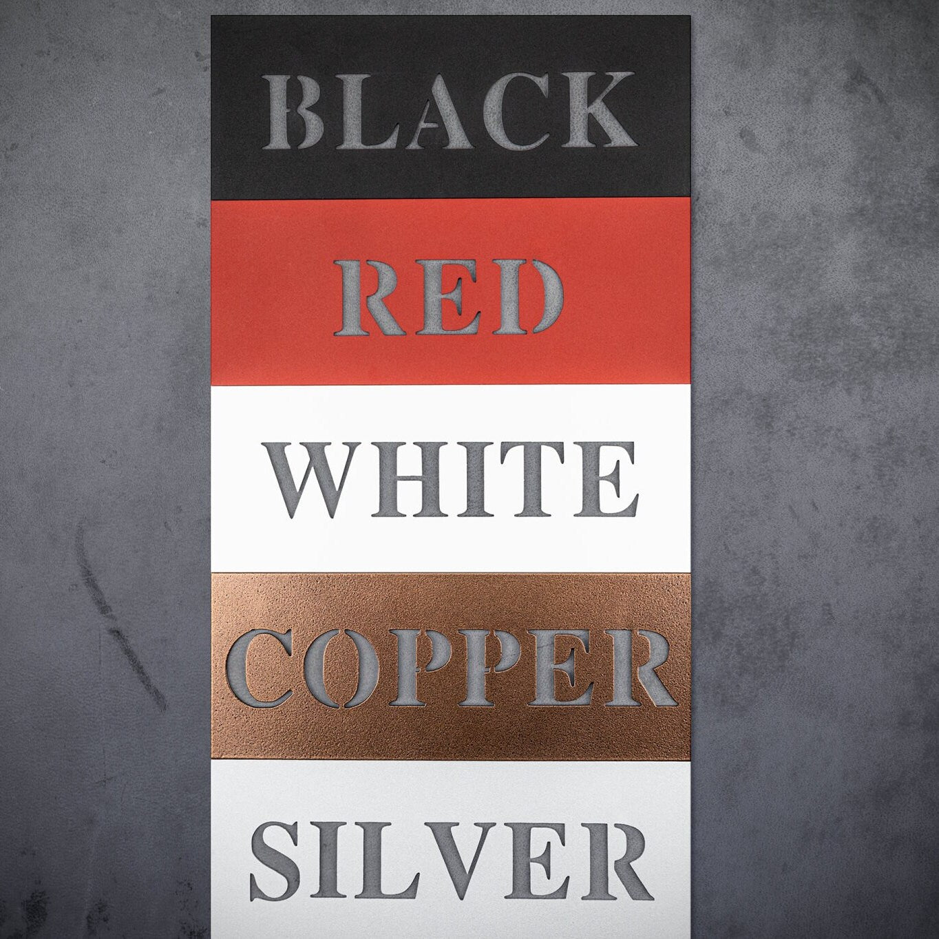 4th anniversary personalized metal sign – 16 gauge steel