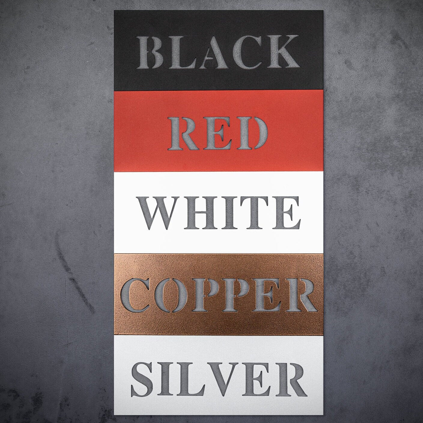 7th anniversary personalized metal sign – 16 gauge steel