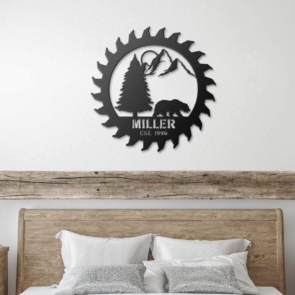 custom garage personalized metal sign – 16 gauge steel