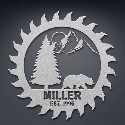 custom garage personalized metal sign – 16 gauge steel