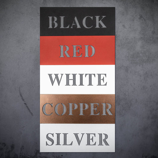 5th anniversary personalized metal sign – 16 gauge steel