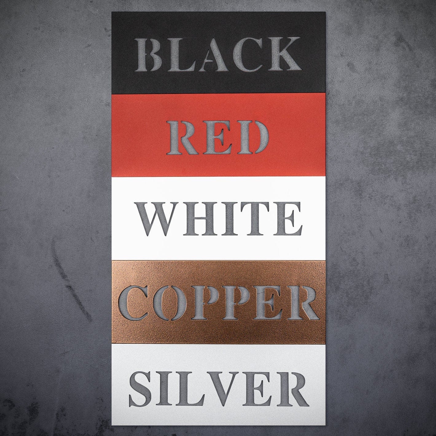 2th anniversary personalized metal sign – 16 gauge steel