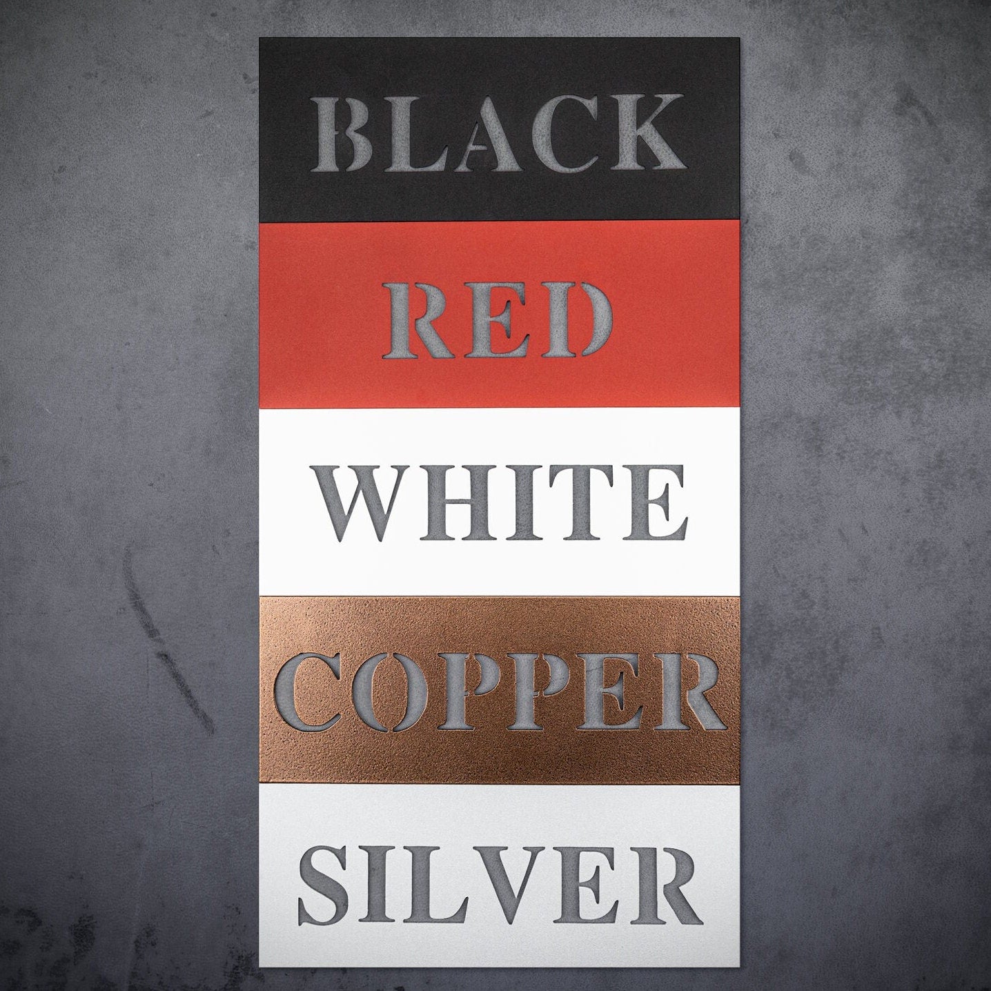 9th anniversary personalized metal sign – 16 gauge steel