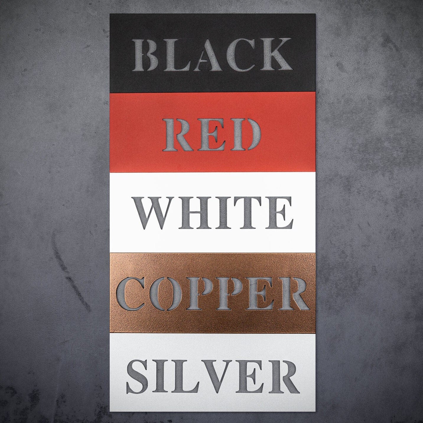 10th anniversary personalized metal sign – 16 gauge steel