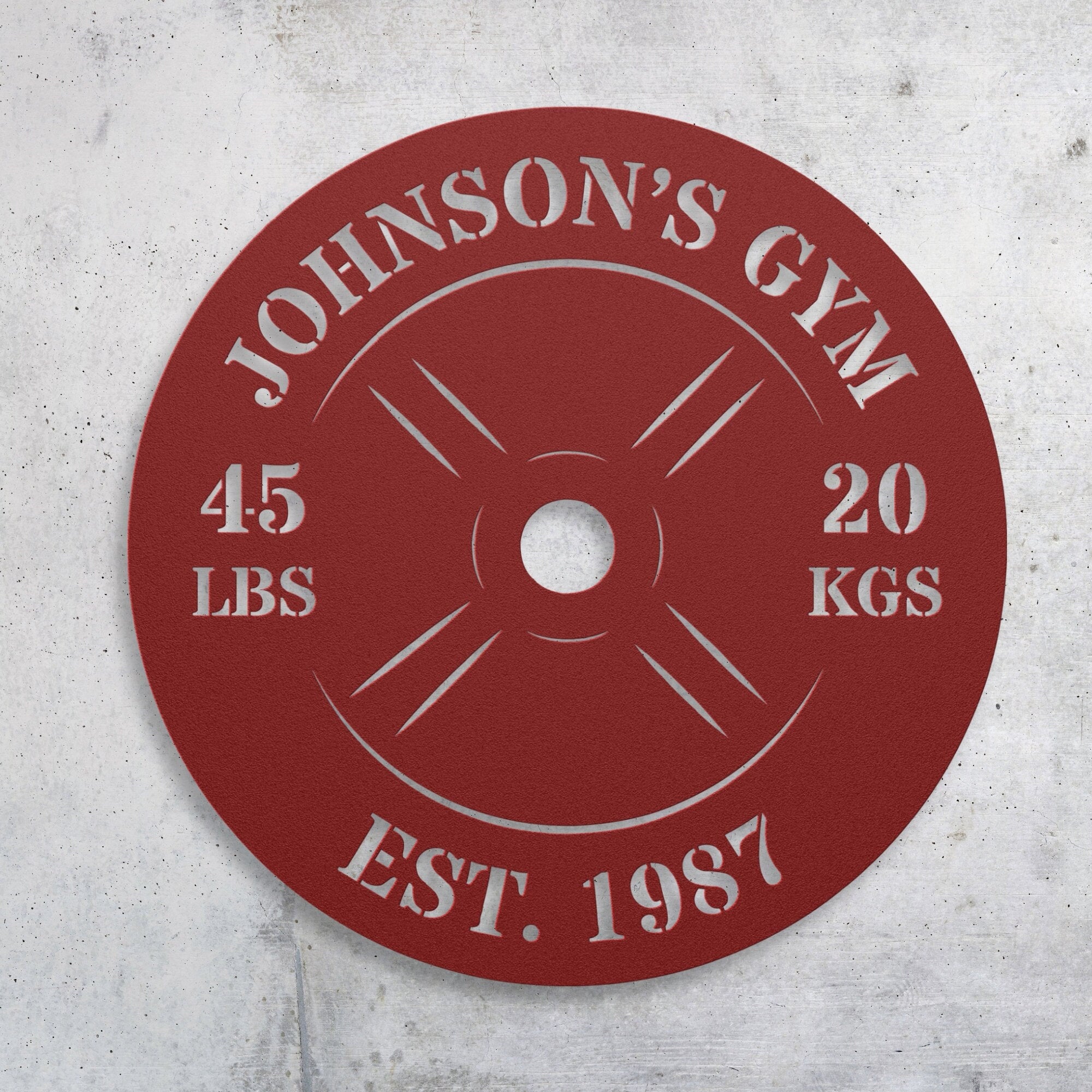 gamer personalized wall sign – 16 gauge steel