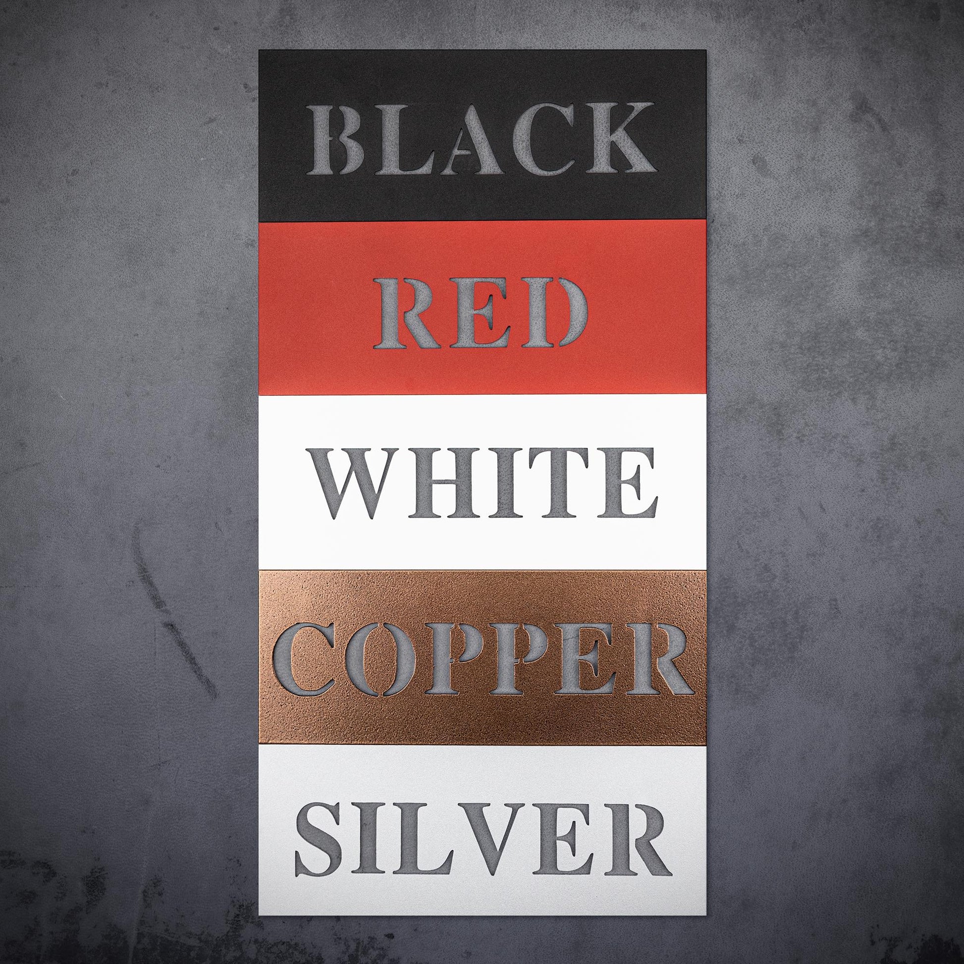 farmhouse kitchen personalized wall art – 16 gauge steel