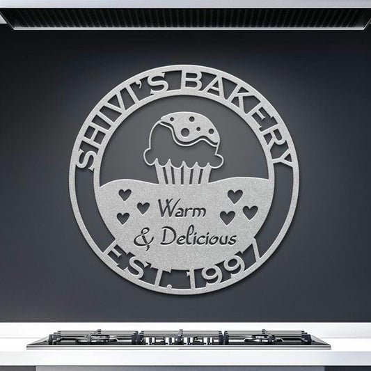 farmhouse kitchen personalized wall art – 16 gauge steel