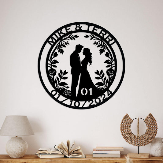 1th anniversary personalized metal sign – 16 gauge steel