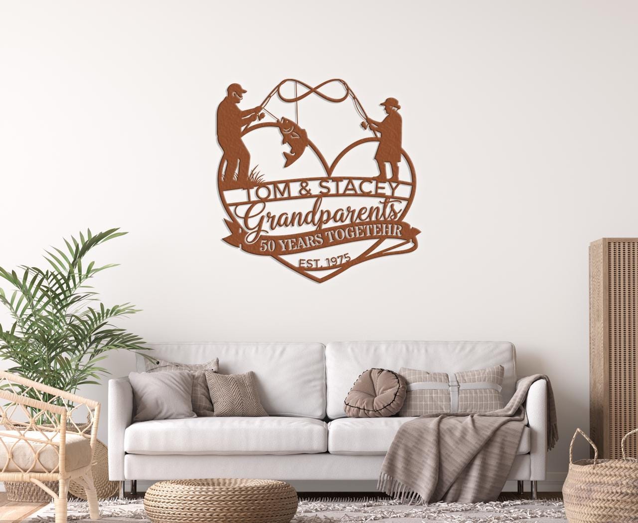 lake house cabin personalized metal sign – 16 gauge steel