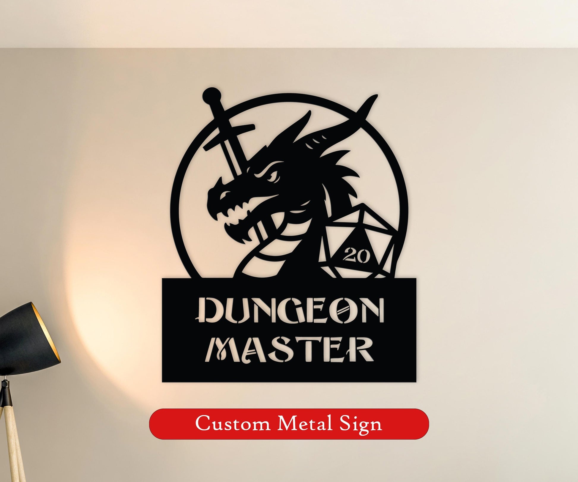 gamer personalized wall sign – 16 gauge steel