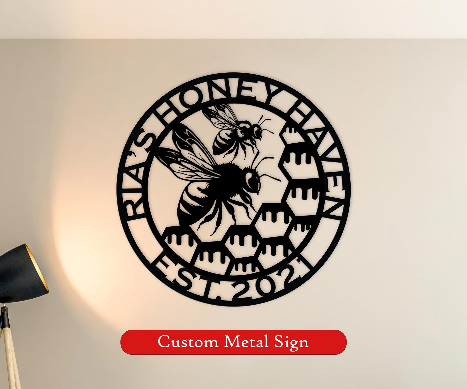 gamer personalized wall sign – 16 gauge steel