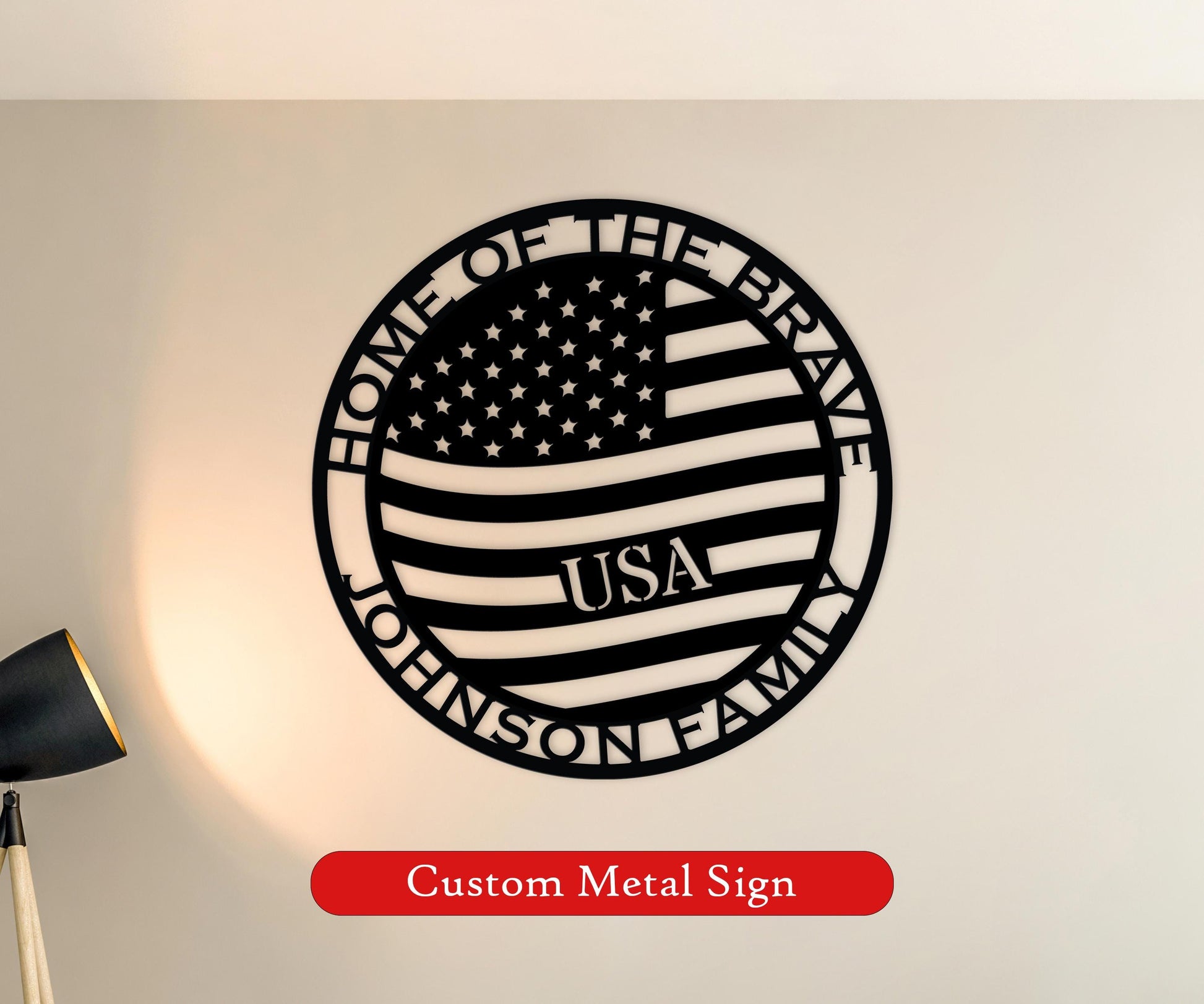 gamer personalized wall sign – 16 gauge steel