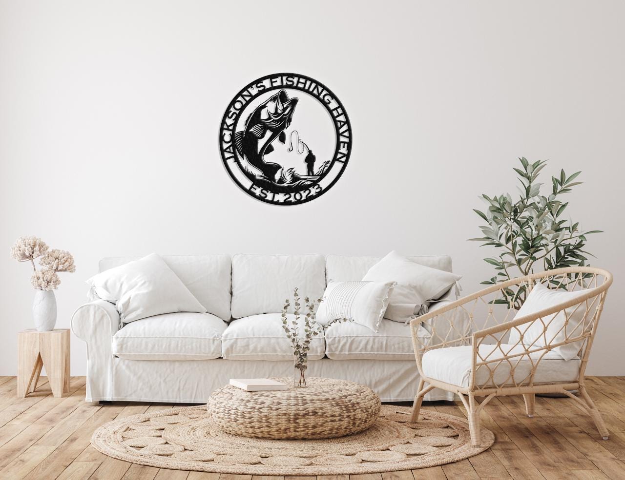 lake house cabin personalized metal sign – 16 gauge steel