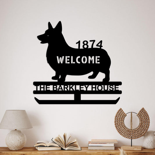 dog name personalized metal sign – 16 gauge steel