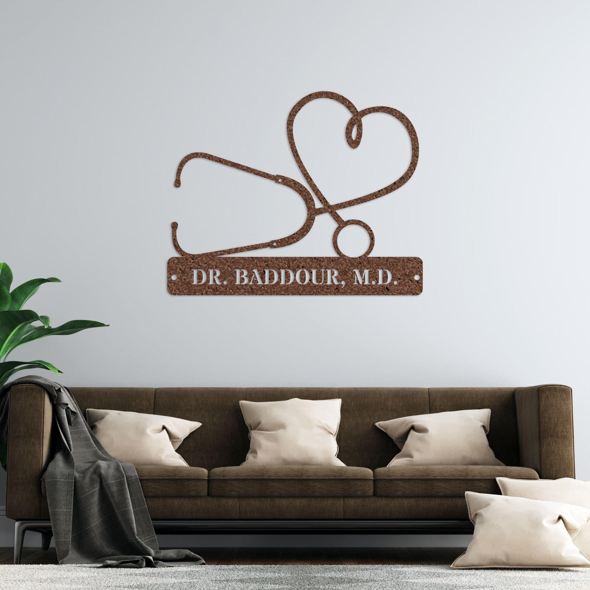 nurse name personalized metal sign – 16 gauge steel