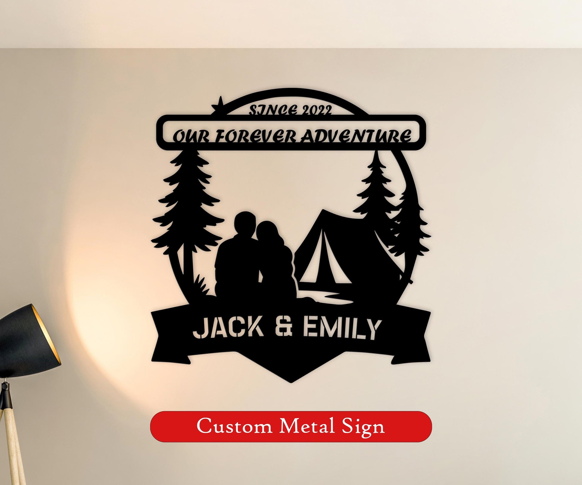 gamer personalized wall sign – 16 gauge steel