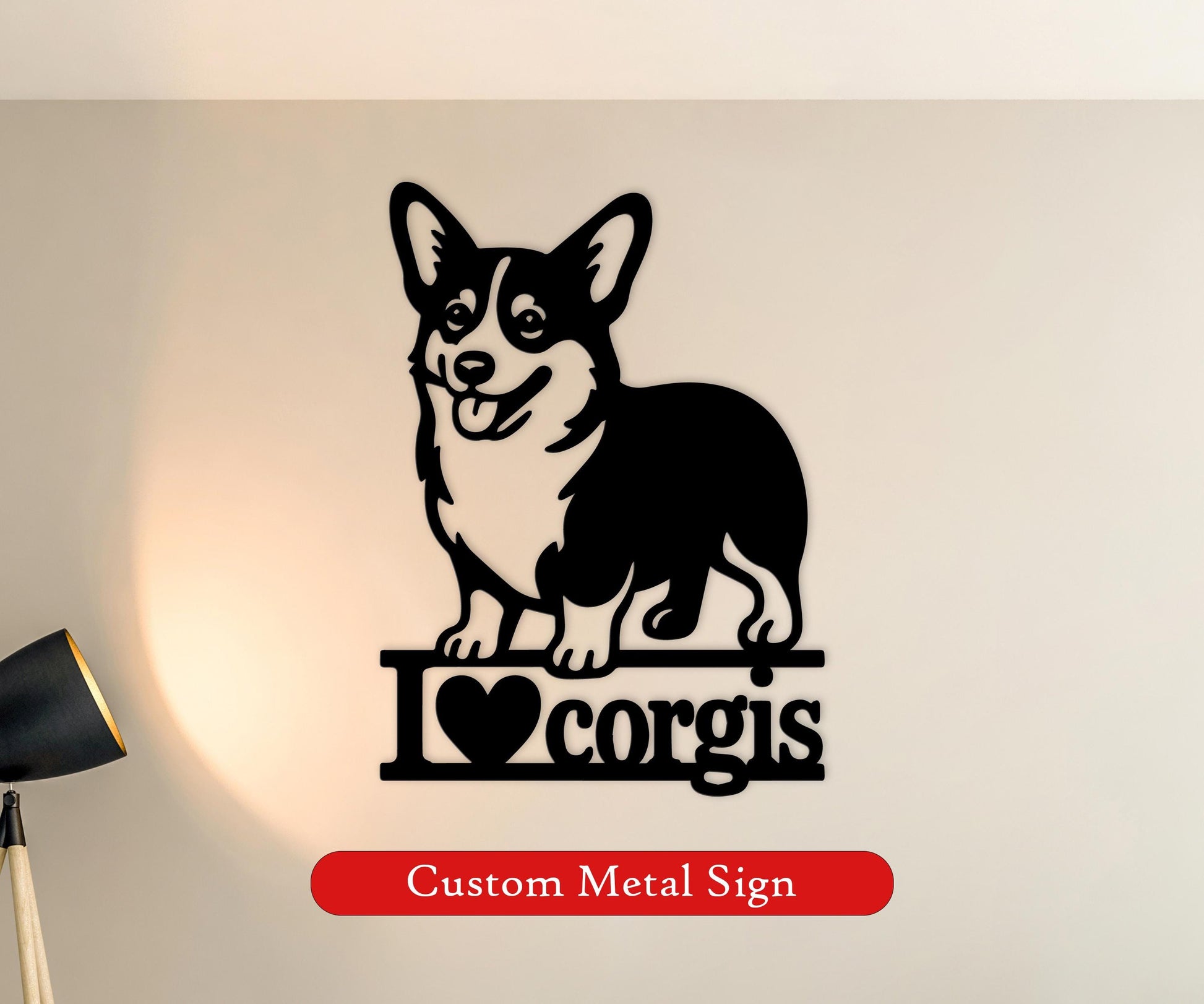 dog name personalized metal sign – 16 gauge steel