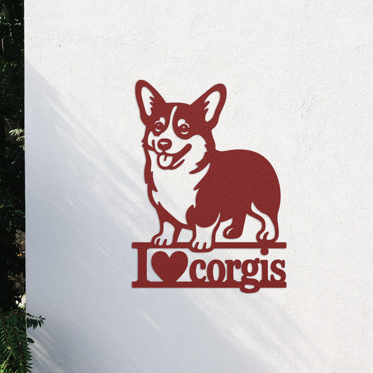 dog name personalized metal sign – 16 gauge steel