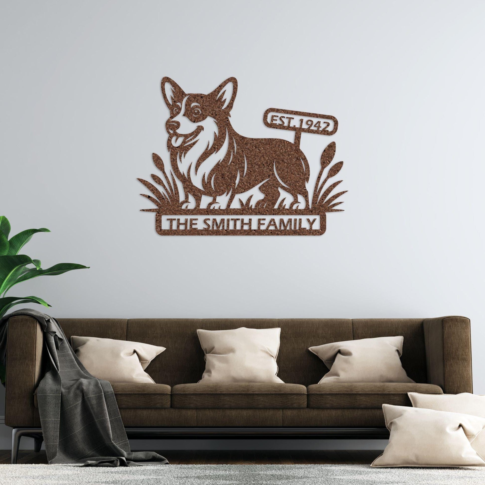 dog name personalized metal sign – 16 gauge steel