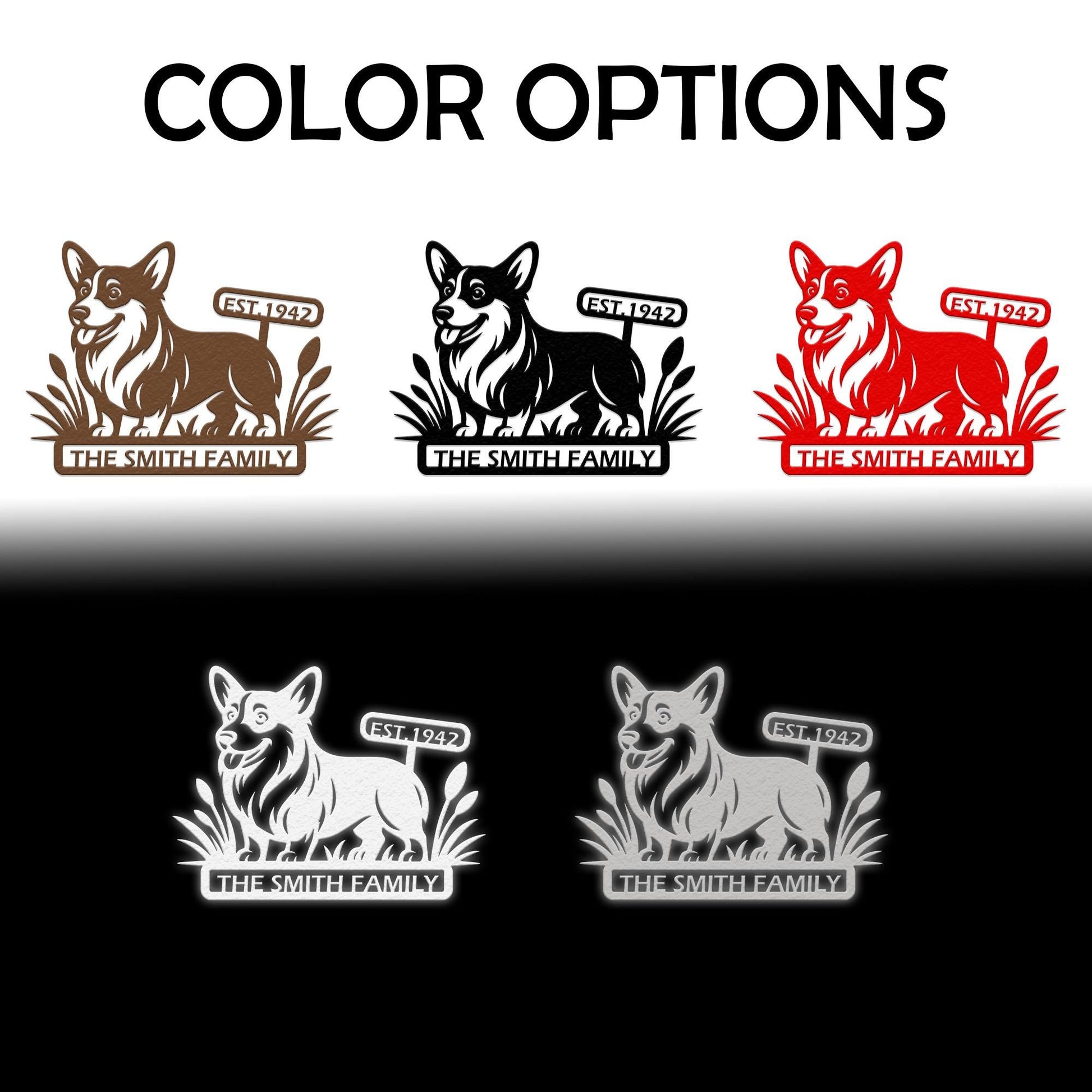 dog name personalized metal sign – 16 gauge steel