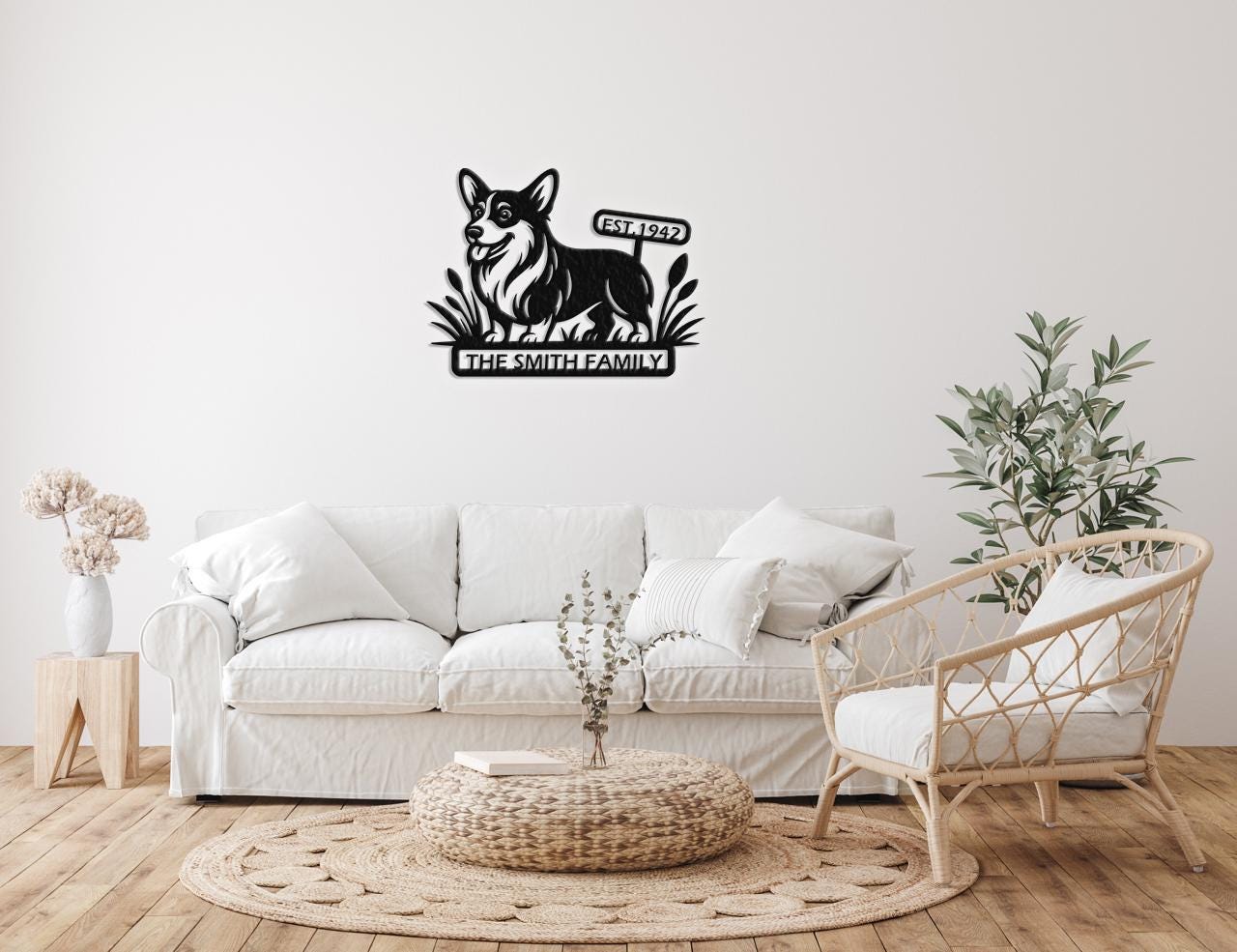 dog name personalized metal sign – 16 gauge steel