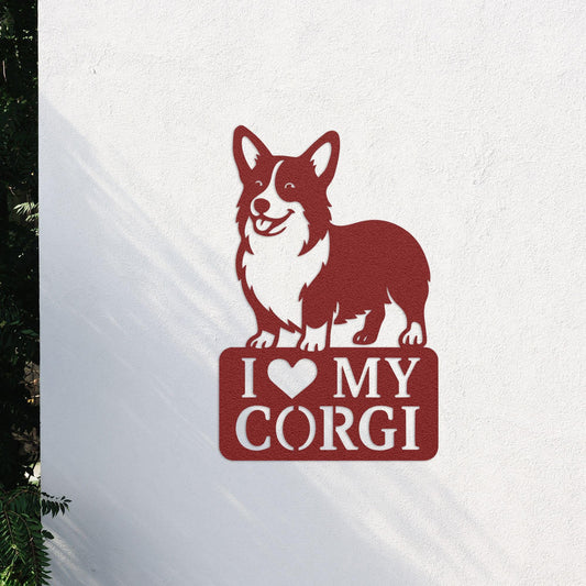 dog name personalized metal sign – 16 gauge steel