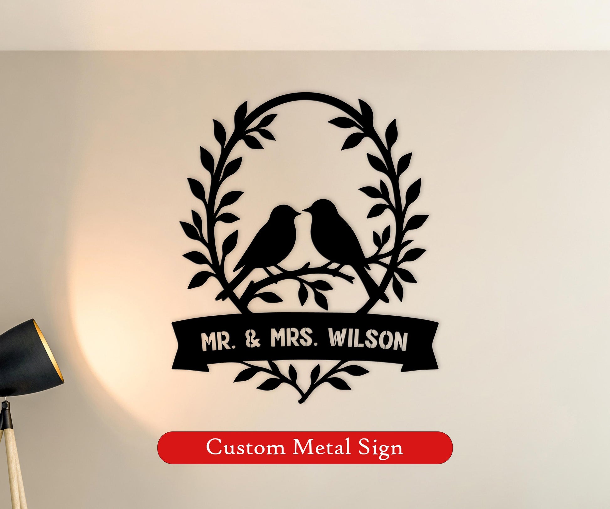 anniversary personalized metal sign – 16 gauge steel