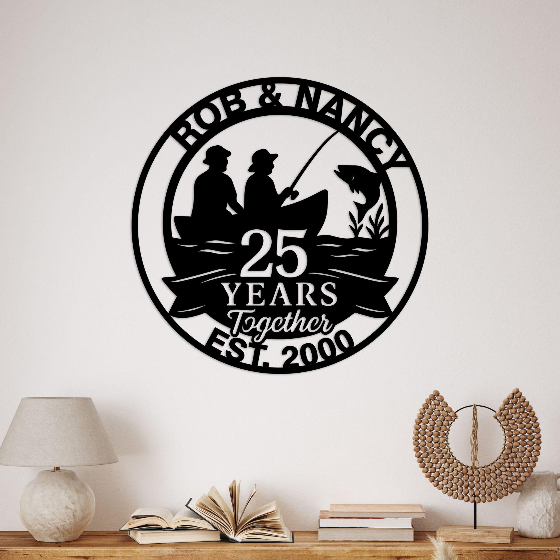 lake house cabin personalized metal sign – 16 gauge steel