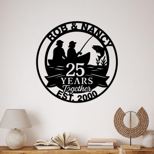 lake house cabin personalized metal sign – 16 gauge steel