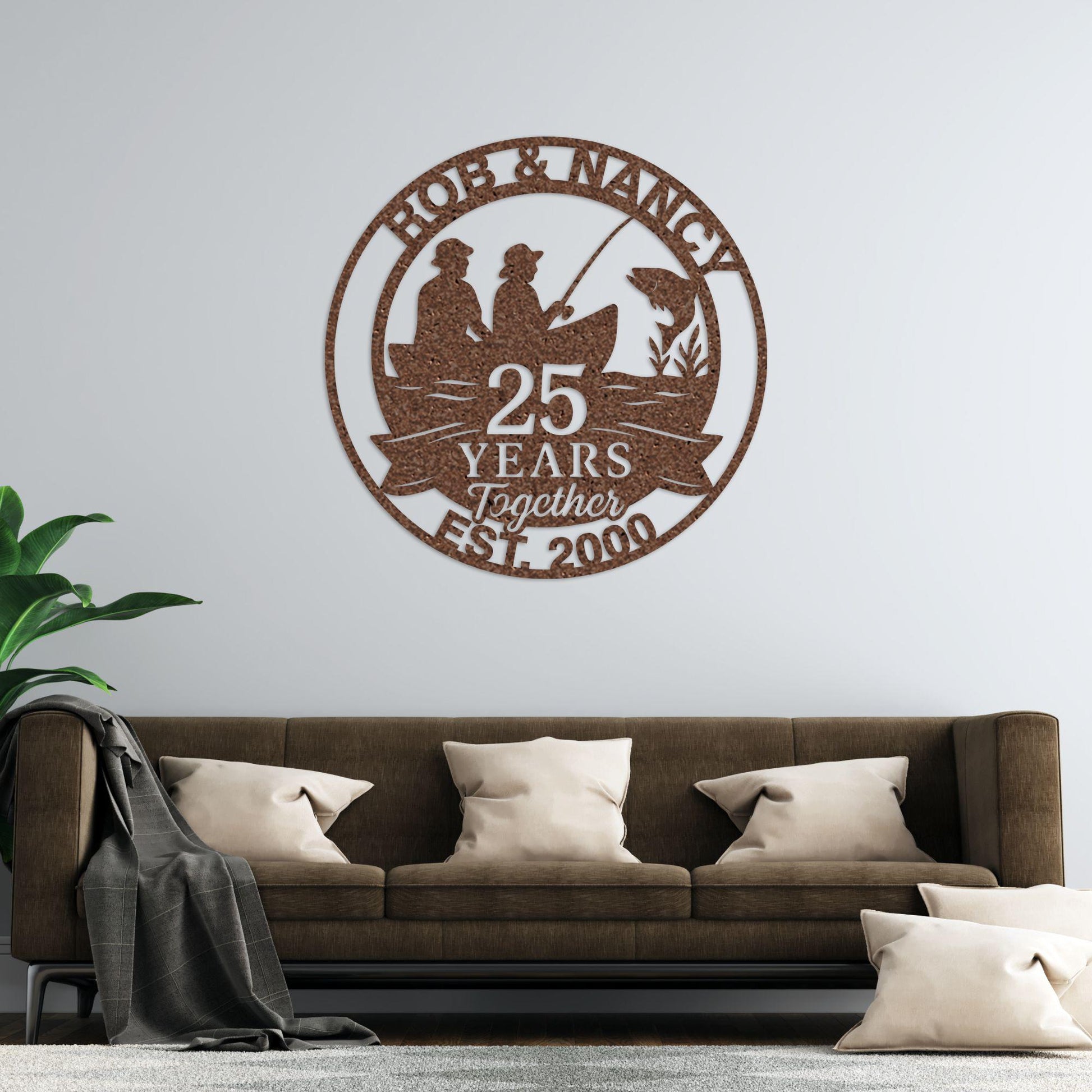 lake house cabin personalized metal sign – 16 gauge steel