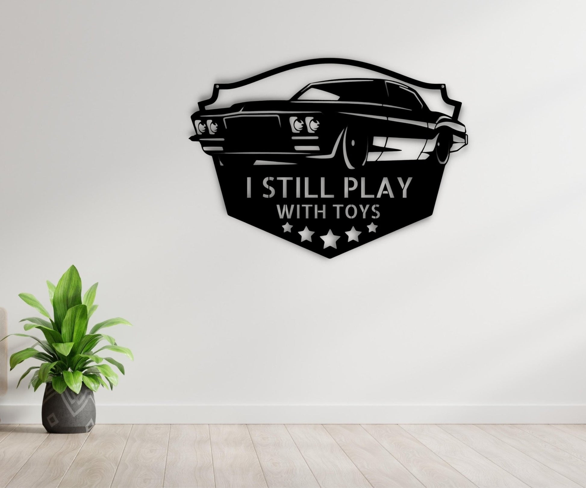 Classic Muscle Car Sign - Car Enthusiast Gift for Garage Wall Decor - Stylinsoul